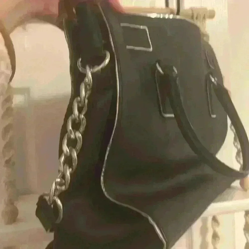 Michael Kors Black Hamilton Large Saffiano Leather Shoulder Bag Crossbody - Picture 14 of 15